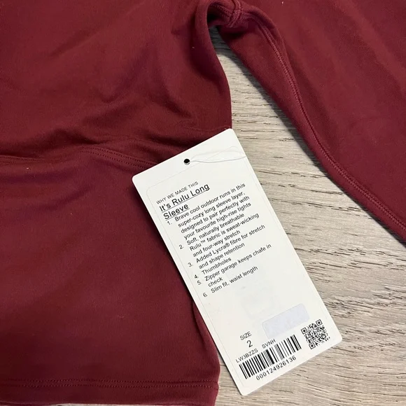 lululemon it’s rulu long sleeve - Picture 2 of 3